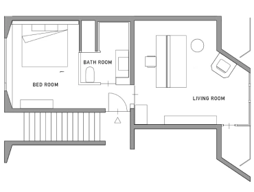 デラックスダブル（薪ストーブ付き）