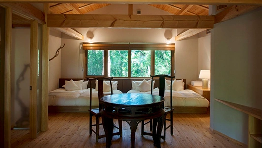 温泉スイート（4ベッド）「ゆらぎ」7号棟