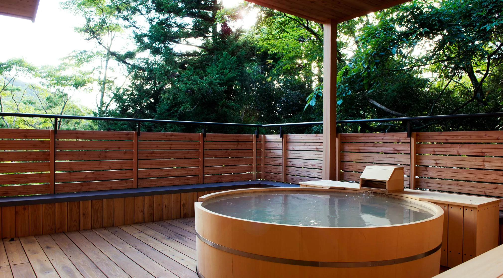 天空露天温泉スイート「ゆらぎ」10号棟 露天風呂