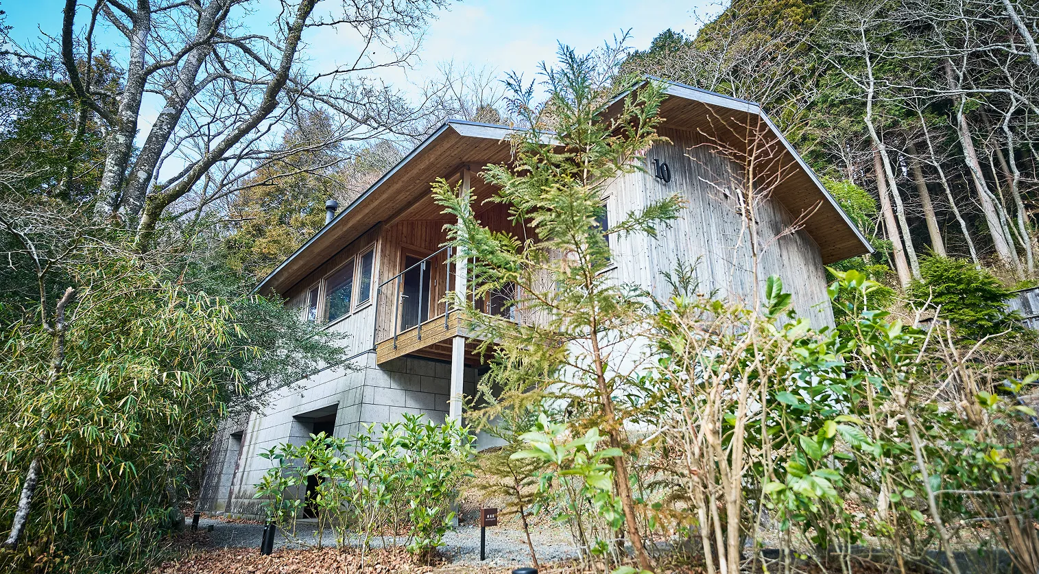 天空露天温泉スイート「ゆらぎ」10号棟 外観