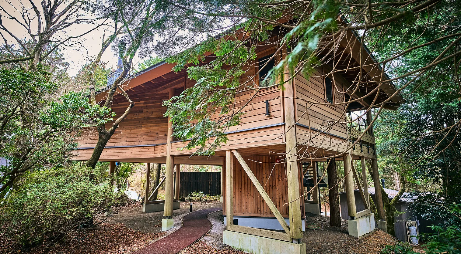 天露天温泉スイート「ゆらぎ」1号棟