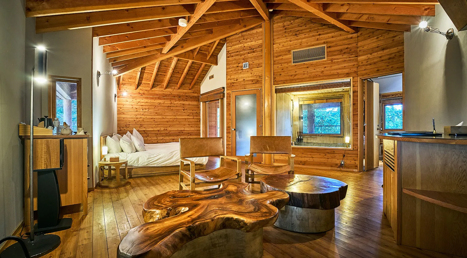 天露天温泉スイート「ゆらぎ」1号棟