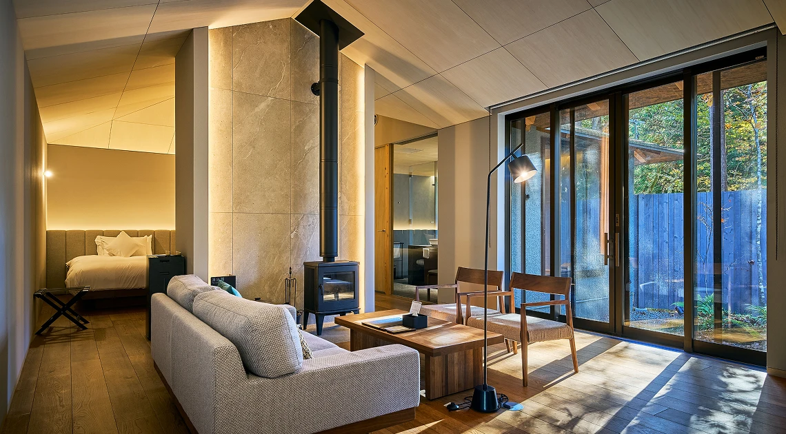 温泉スイート（庭苑付）「いぶき」16号棟