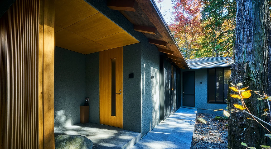 温泉スイート（庭苑付）「いぶき」16号棟 外観