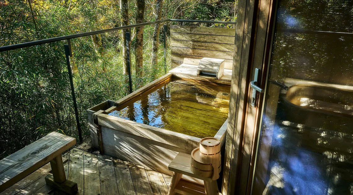 天露天温泉スイート「ゆらぎ」6号棟