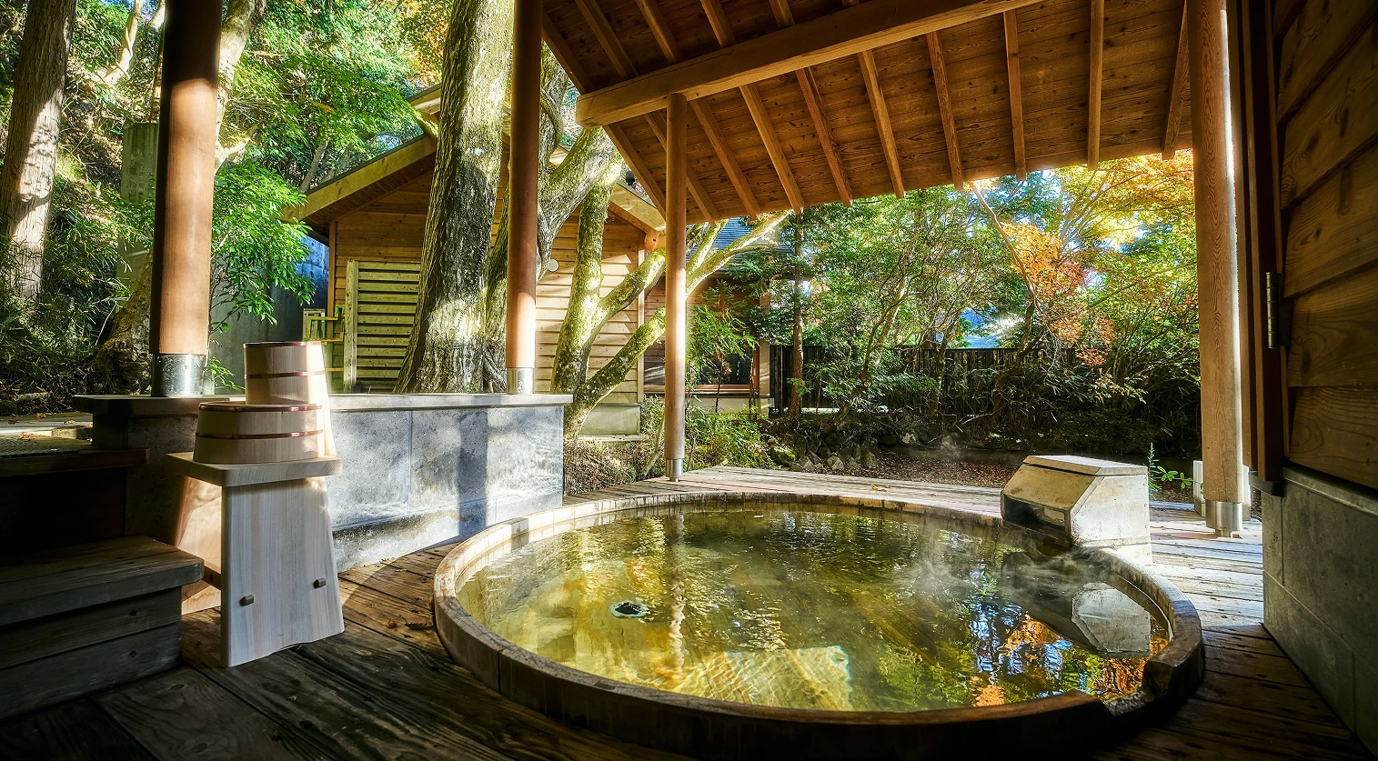 天露天温泉スイート「ゆらぎ」8号棟 温泉