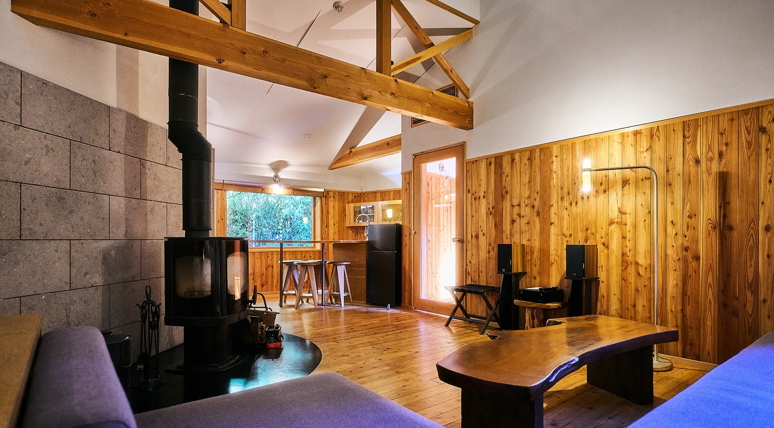 天露天温泉スイート「ゆらぎ」9号棟 リビングルーム