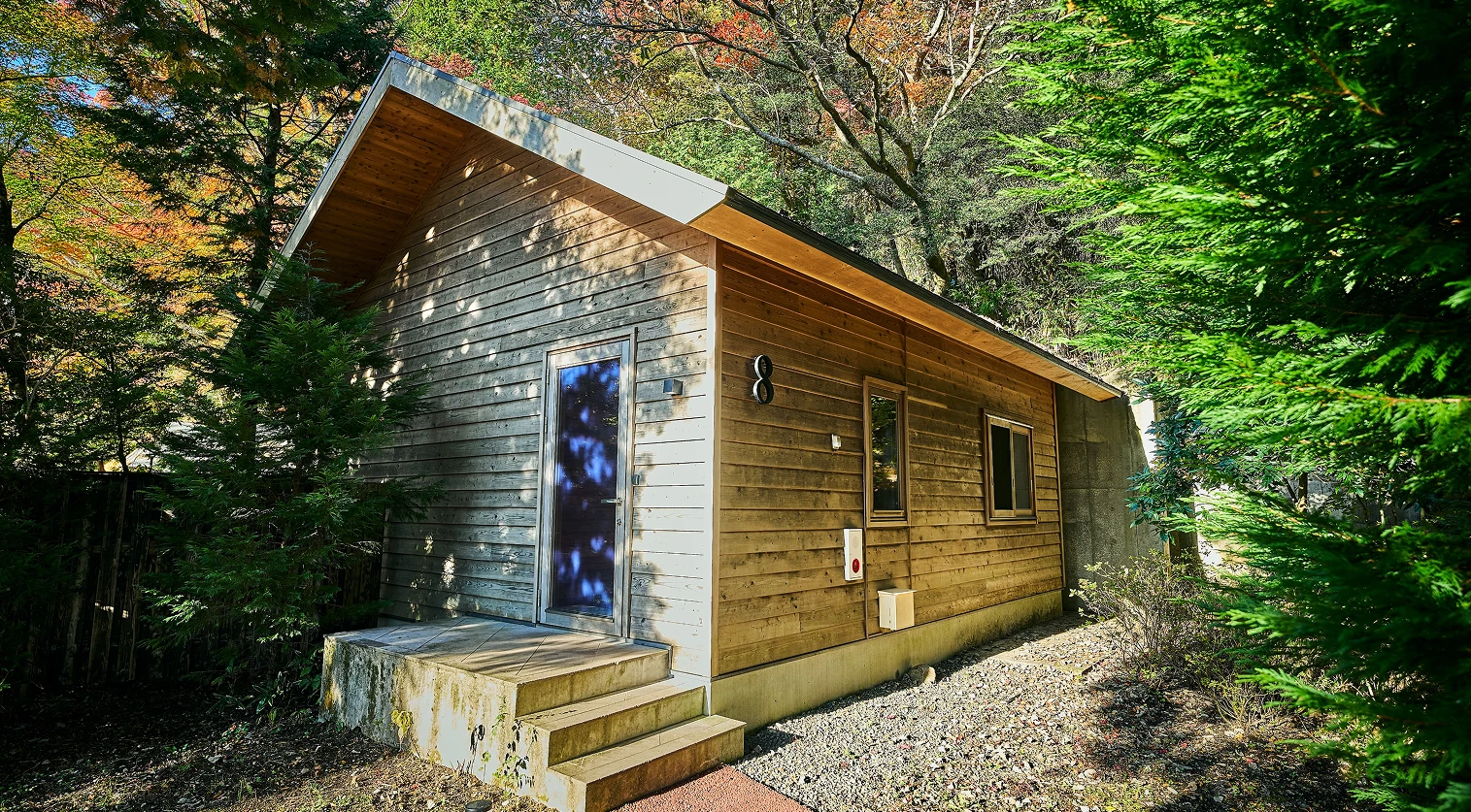 天露天温泉スイート「ゆらぎ」8号棟 外観